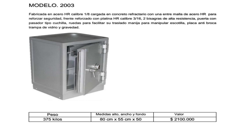 Blindabox Cajas Fuertes - Caja Fuerte Great Security medidas de 135x60x60  excelente precio!!!